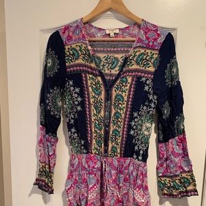Women’s colorful romper